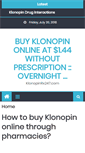 Mobile Screenshot of klonopinrx247.com